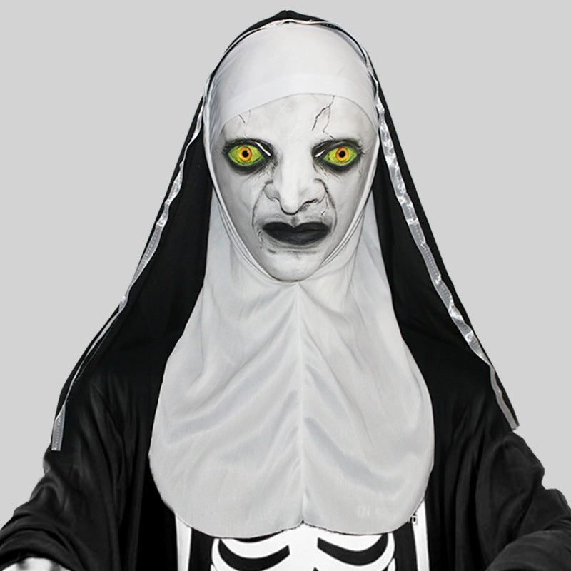 Scream Horror Mask with Hood – Halloween Costume for Adults and Teens