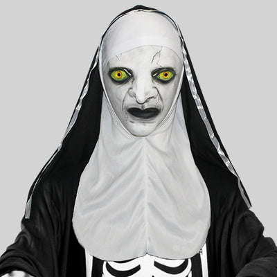 Scream Horror Mask with Hood – Halloween Costume for Adults and Teens