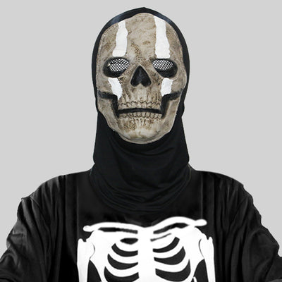 Scream Horror Mask with Hood – Halloween Costume for Adults and Teens