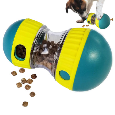 Dog Food Puzzle Toys Adjustable Dog Treat Dispensing Dog Toys Interactive Chase Slow Feeder for Boredom and Stimulating IQ Training for Small Medium Large Dogs