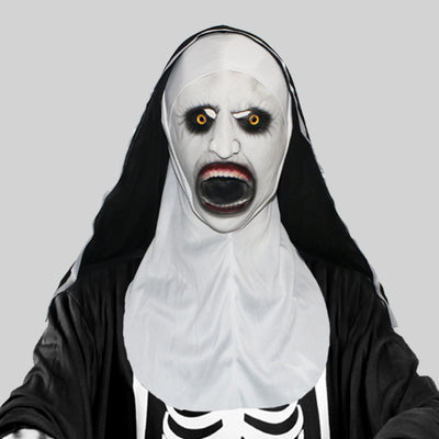 Scream Horror Mask with Hood – Halloween Costume for Adults and Teens
